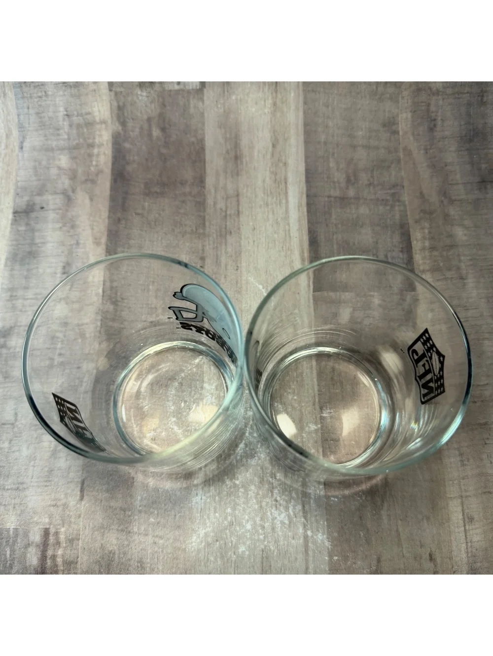 Set of 2 Vintage 80s Dallas Cowboys Tumbler Rocks Cocktail 4